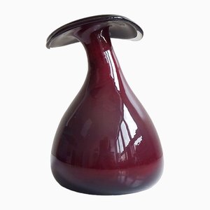 Organically Shaped Art Glass Vase, 1960s