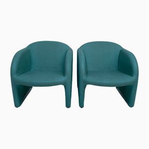 Turquoise Chairs from Artifort, 1991, Set of 2