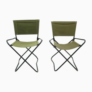 Folding Chairs, Germany, 1960s, Set of 2