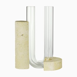Clear Cochlea Jar Vase by Coki Barbieri