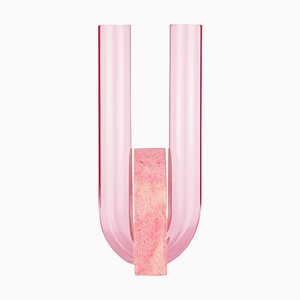Cochlea Pink-Pink Vase by Coki Barbieri