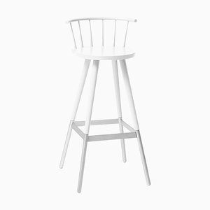 Grand Tabouret de Bar Tupp Blanc par Storängen Design