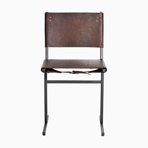 Chocolate and Black Memento Chair by Jesse Sanderson