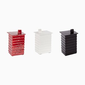 Small Building Boxes by Pulpo, Set of 3