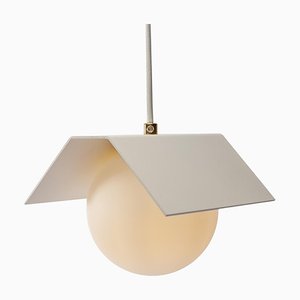 Twain Ex Pure White Suspended Light by Lexavala