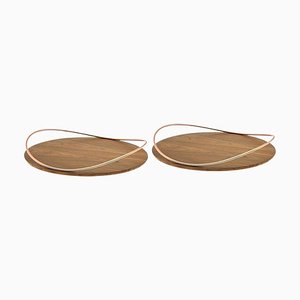 Touché Bois Canaletto Trays by Mason Editions, Set of 2