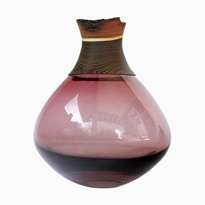 Small Wine Red Pisara Stacking Vase by Pia Wüstenberg