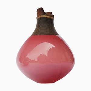 Petit Vase Empilable Pisara Rose Opale par Pia Wüstenberg