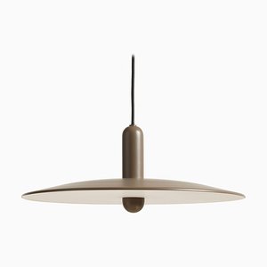 Large Taupe Lu Pendant Lamp by Beaverhausen