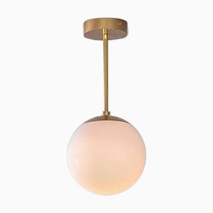Lámpara colgante Globe Opal 20 de vidrio de Schwung