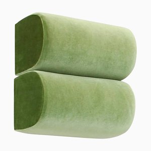 Hold on Green Wall Objects by Haus Otto, Set of 2