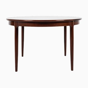Mid-Century Danish Round Dining Table in Rosewood attributed to Niels Otto Møller, 1960s