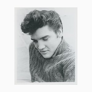 Portrait d'Elvis Presley, XXe siècle, estampe