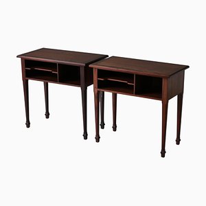 Danish Art Deco Side Tables in Rosewood by Ernst Kühn,1930s, Set of 2