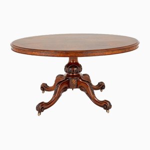 Victorian Centre Table in Burr Walnut, 1860