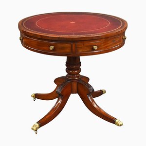 Petite Table Tambour Regency en Acajou, 1810s