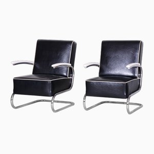 Art Deco Armchairs attributed to Mücke Melder, 1930s, Set of 2