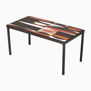 Ceramic Navette Coffee Table by Roger Capron