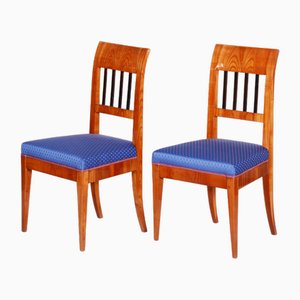 Biedermeier Dining Chairs in Cherry Tree, 1820s, Set of 2