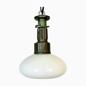 Lámpara colgante militar industrial, años 60