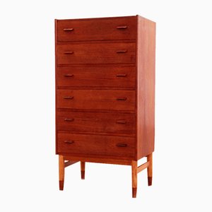 Teak Chest of Drawers by Poul Volther by Munch Mobler, Denmark, 1960s