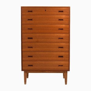 Tallboy Chest of Drawers in Teak from Omann Jun. 1960s