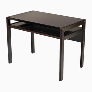 Black Lacquered Desk attributed to André Sornay, 1960s