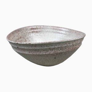 Cuenco Mid-Century de cerámica orgánica, Japón, años 70