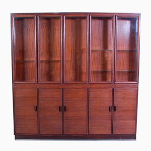 Double Body Office Bookcase, Italy, 1940s