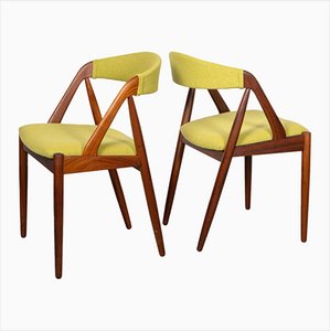 Modell 31 Stühle von Kai Kristiansen für Schou Andersen Møbelfabrik, 1960er, 2er Set
