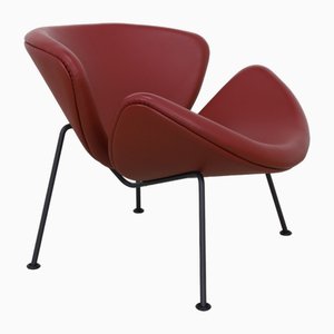 F437 Lounge Chair in Leather by Pierre Paulin for Artifort, 2000s