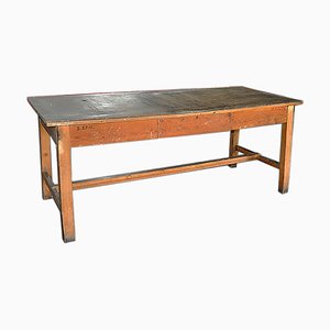 Industrial Hungarian Wooden Kitchen Table