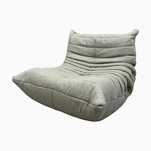 Vintage Togo One-Seater Sofa in Grey by Ligne Roset