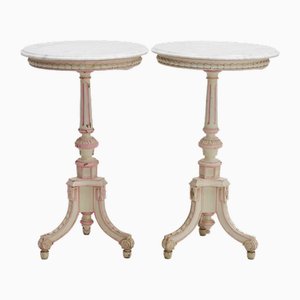 Antique Gustavian Side Tables, 1880, Set of 2