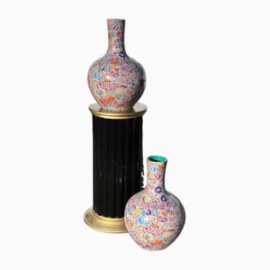 Large Chinese Vases, Set of 2