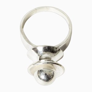 Anello in argento di Erik Granit, 1967