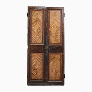 Porte en Bois avec Façade Laquée