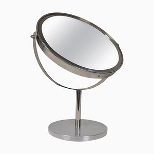 Mid-Century Modern Chrome Vanity Table Mirror by Hans-Agne Jakobsson, Sweden, 1960s