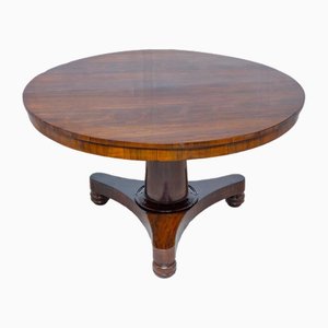 Table de Salle à Manger Ronde Victorienne avec Plateau Inclinable, 1880s