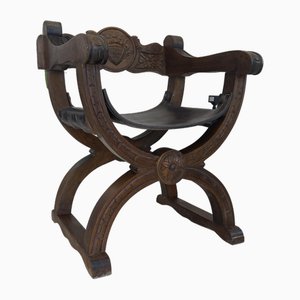 Historicism Wooden Armchair, 1920s