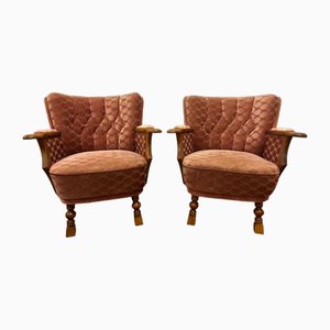 Vintage Cocktail Armchairs, 1960s, Set of 2