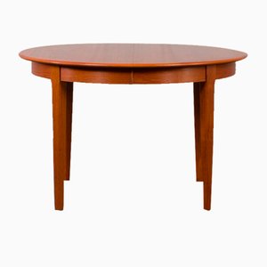 Table Ronde Vintage en Teck par Svend Aage Madsen pour Knudsen, Danemark, 1960s