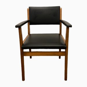 Mid-Century Armchair in Leatherette, 1950s