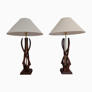 American Table Lamps, 1960s, Set of 2
