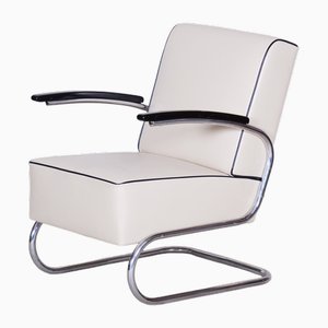 Art Deco Tubular Armchair by Mücke Melder, 1930s