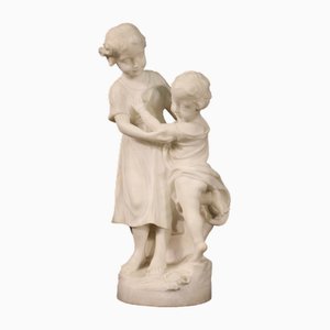 Figurative Skulptur, Ende 19. Jh., Marmor