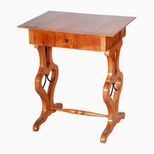 Small Biedermeier Side Table in Ash, 1830s