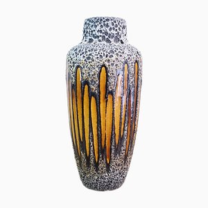 Vase Fat Lava en Céramique de Scheurich, Allemagne, 1970s