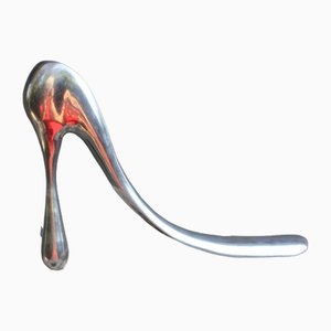 Manolo Blahnik Shoe Horn in Cast Aluminum, 2000s