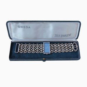 Mechanische Silberne Armbanduhr von Omega